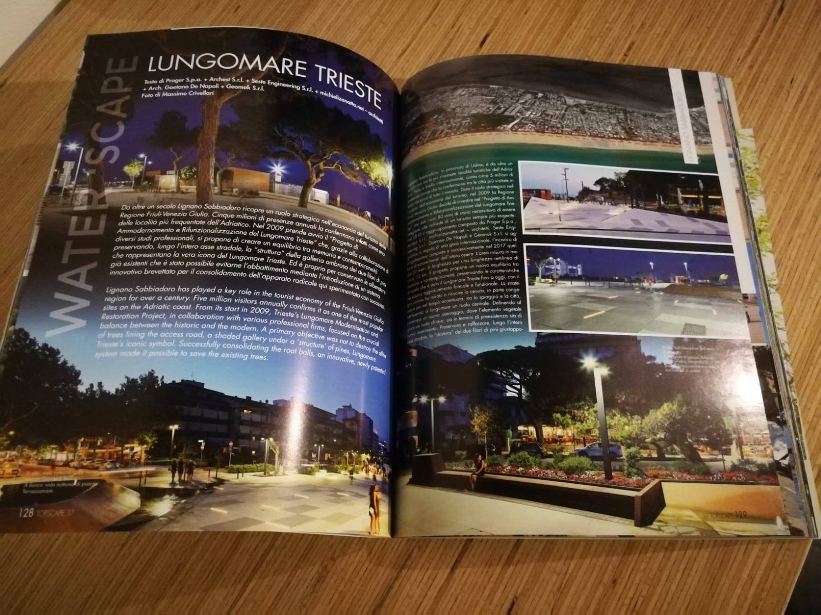 Nuovo Lungomare di Lignano Sabbiadoro su Paysage Topscape